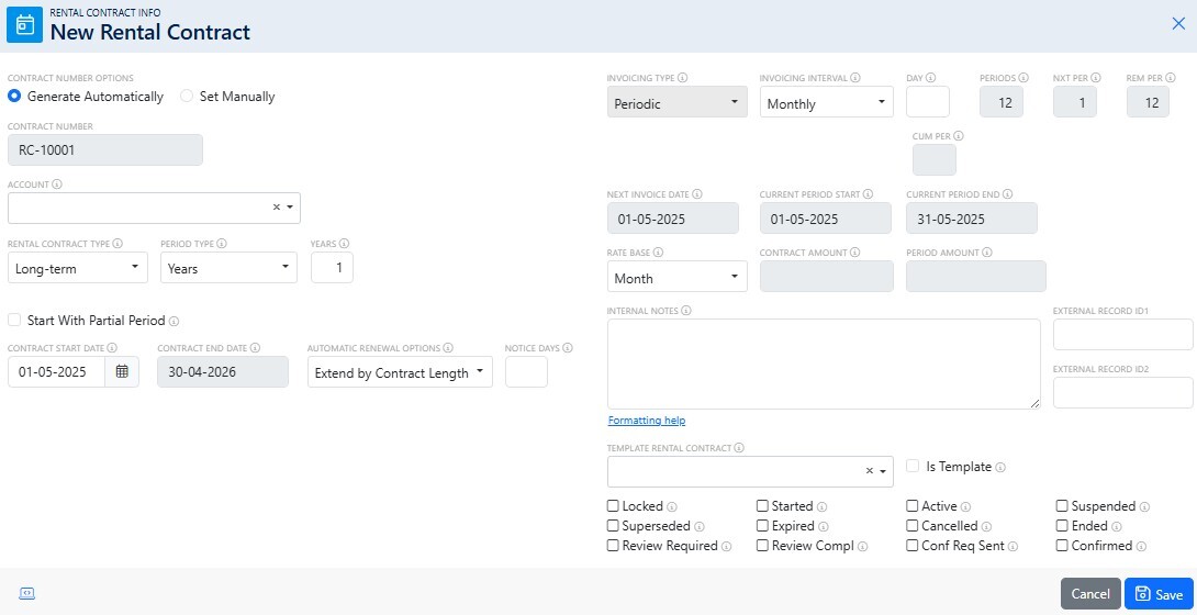 PackControl Rental Contract