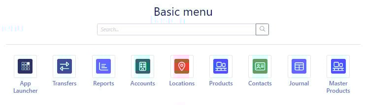 Basic menu_XS
