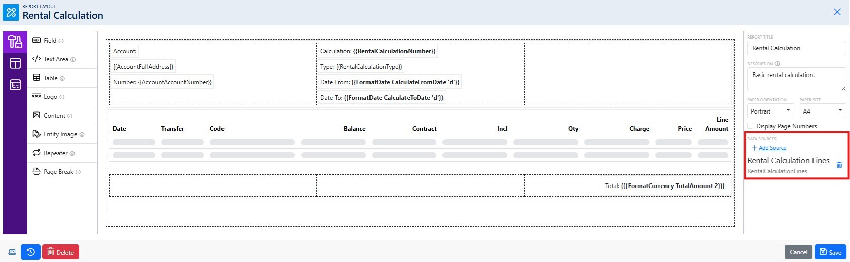 PackControl Custom Reports