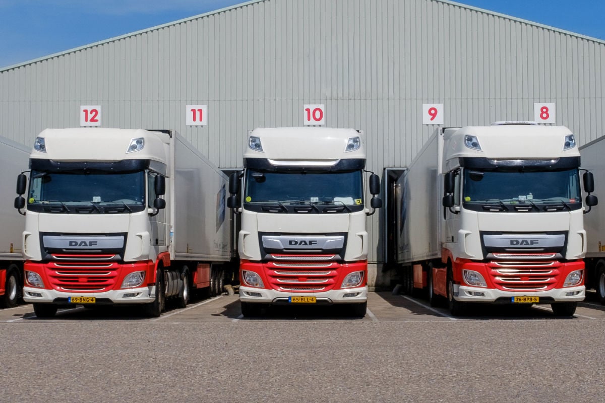 Foto van vrachtwagens van John Pronk Transport